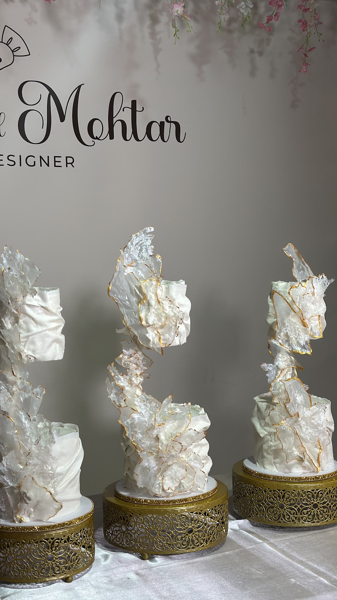 Bolo de casamento artesanal